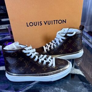 LV high top sneakers